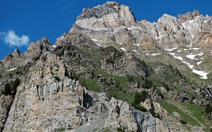 Die spektakulärste Gesteinsfalte der Alpen